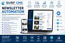 Newsletter Automation from Surf New Media's Surf CMS