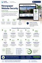 newspaper website security forefront with Surf New Media